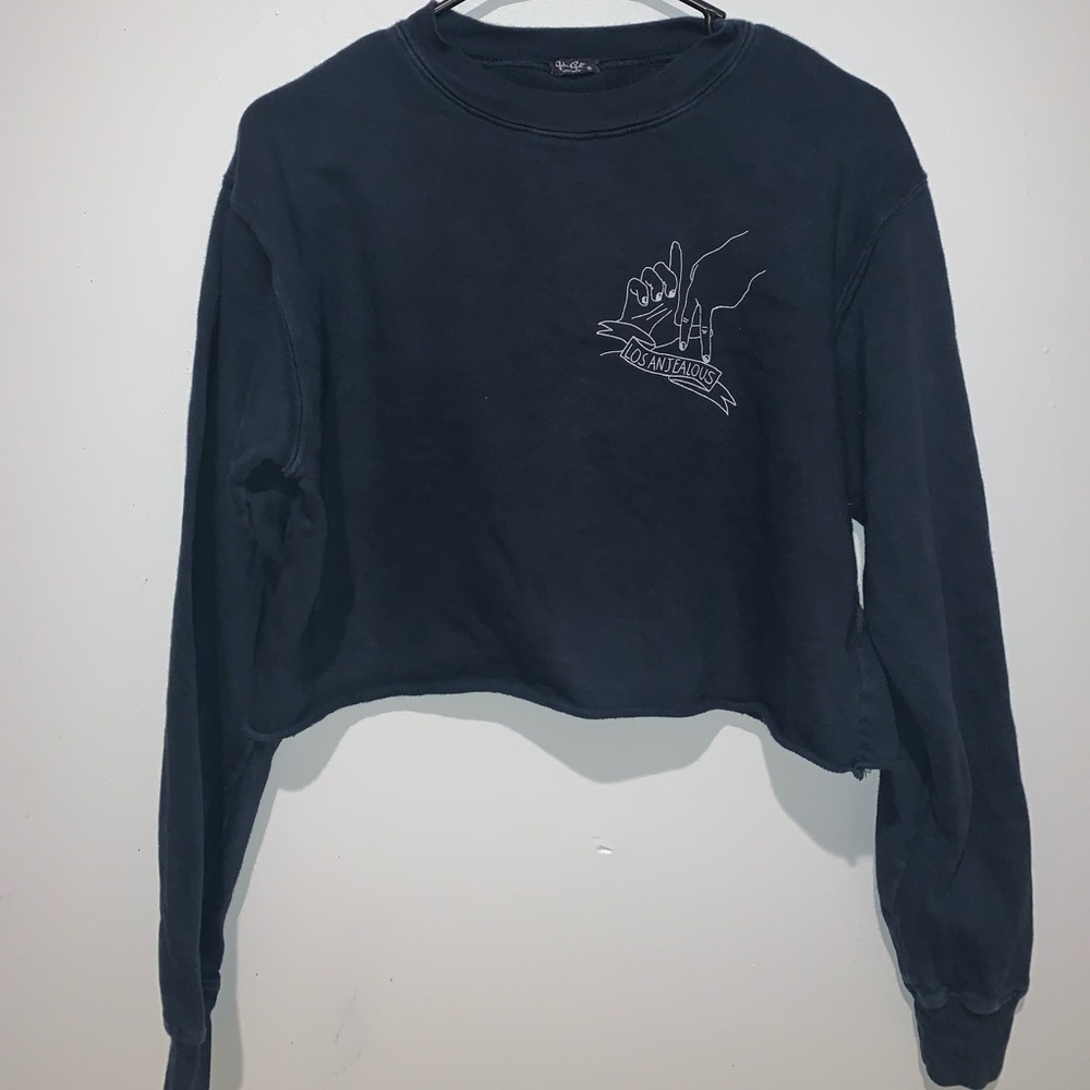 John Galt (Brandy Melville) Navy Blue Sweatshirt